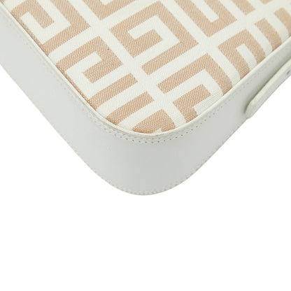 ジバンシィ タッセル キャンバス レザー ショルダー バッグ