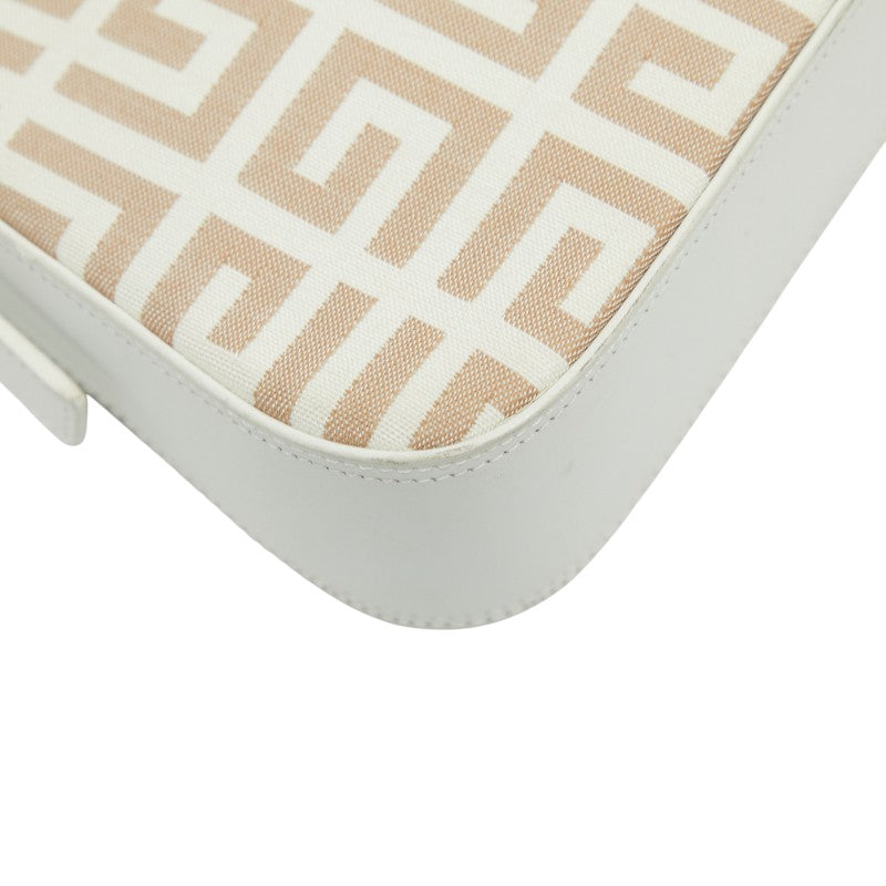 ジバンシィ タッセル キャンバス レザー ショルダー バッグ