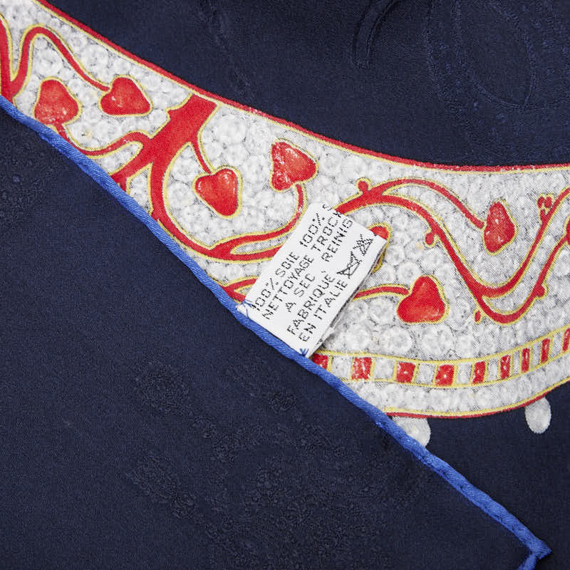 カルティエ マスト・ドゥ・カルティエ シルクスカーフ