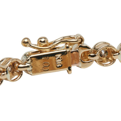 Au750 ダイヤモンド テニス チェーン ブレスレット