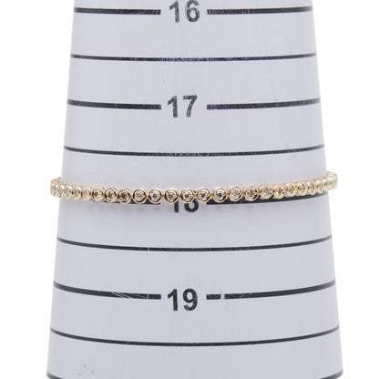 Au750 ダイヤモンド テニス チェーン ブレスレット