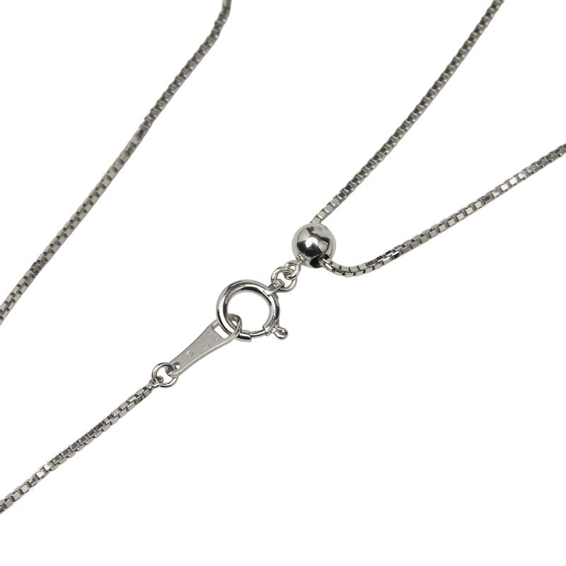Tasaki K18WG マベ パール ダイヤモンド ペンダント ネックレス