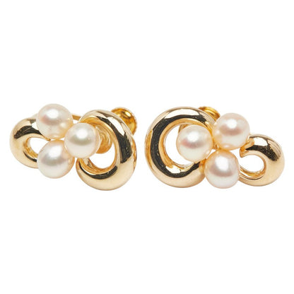 Tasaki アコヤ パール Au750 ピアス