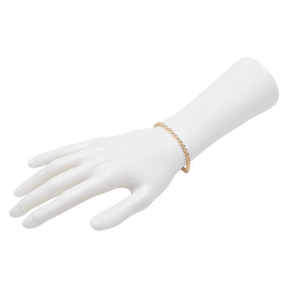 Au750 ダイヤモンド テニス チェーン ブレスレット