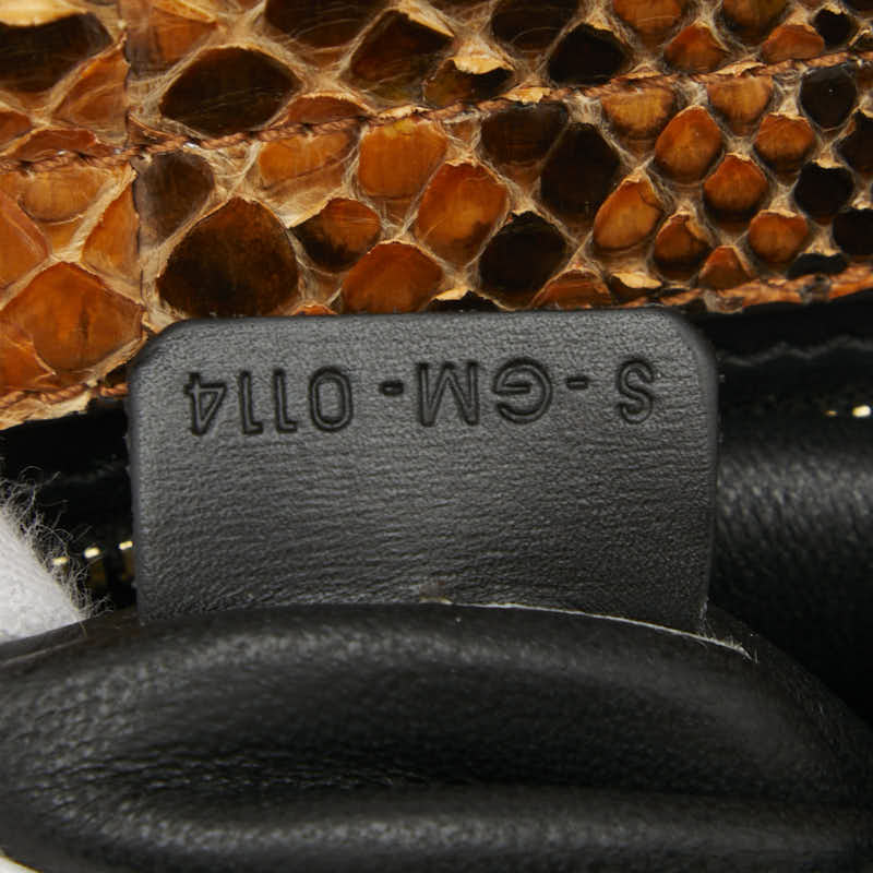 セリーヌ トラペーズ レザー パイソン スエード 2WAY バッグ