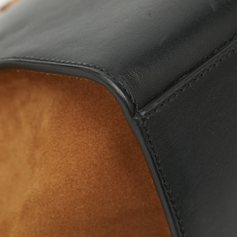 セリーヌ トラペーズ レザー パイソン スエード 2WAY バッグ