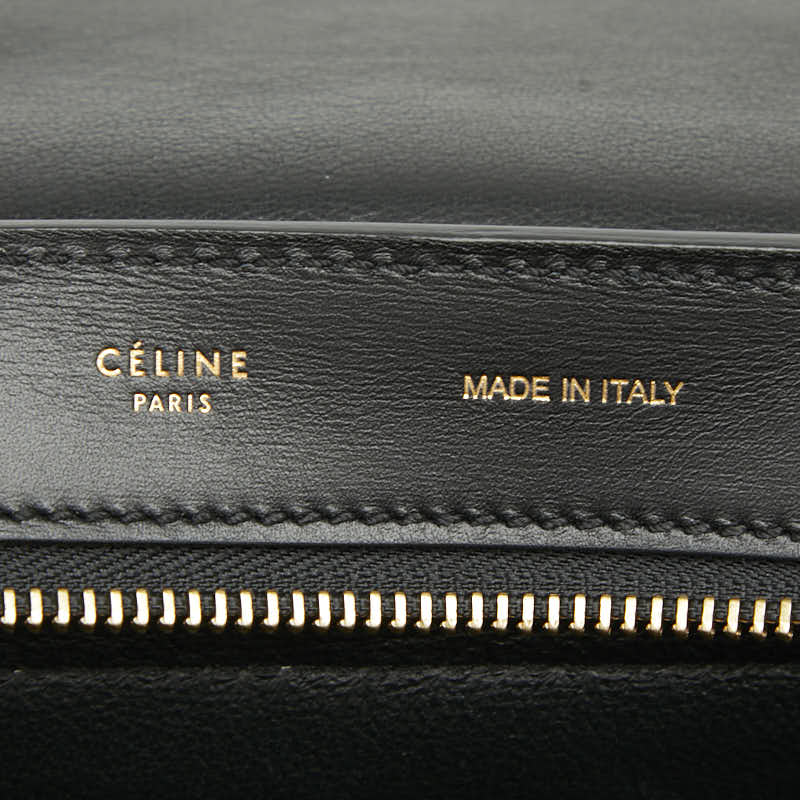 セリーヌ トラペーズ レザー パイソン スエード 2WAY バッグ