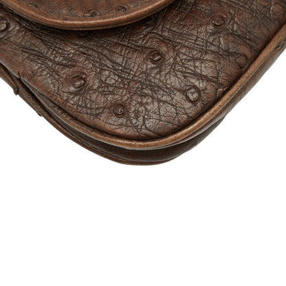 グッチ 251820 オーストリッチ チェーン ショルダー バッグ