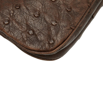 グッチ 251820 オーストリッチ チェーン ショルダー バッグ