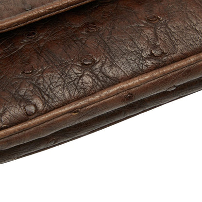 グッチ 251820 オーストリッチ チェーン ショルダー バッグ