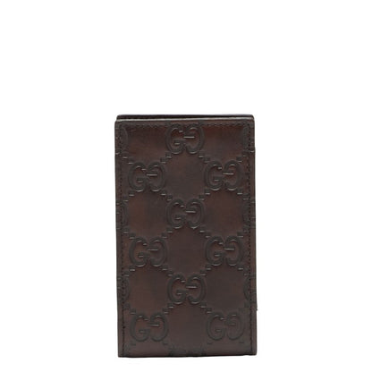 グッチ シグネチャー レザー フォン ホルダー