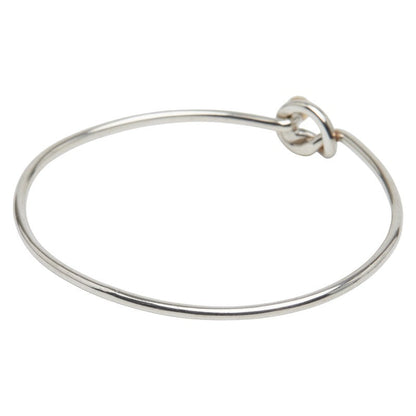 ティファニー & Co. ラブ ノット SV925 Au750 バングル