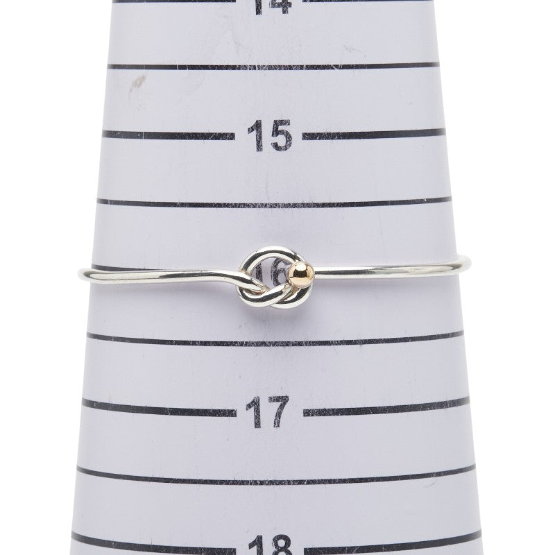 ティファニー & Co. ラブ ノット SV925 Au750 バングル