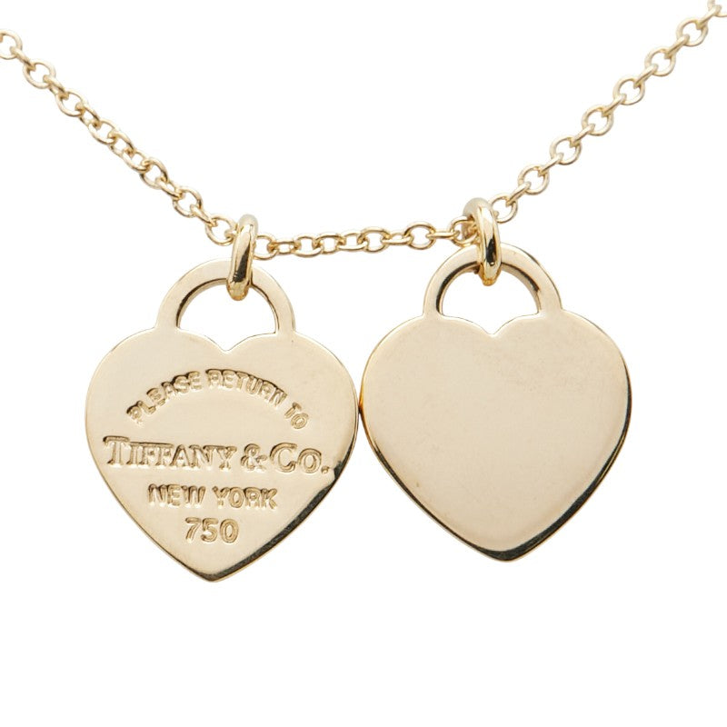 ティファニー リターン トゥ ダブルハート ネックレス