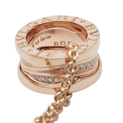 ブルガリ B.zero1 パヴェ ダイヤモンド Au750 ネックレス