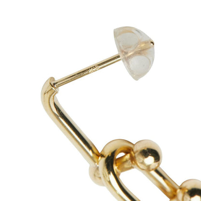 Au750 イエロー ゴールド スタッド ピアス