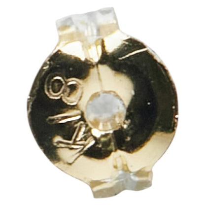 Au750 イエロー ゴールド スタッド ピアス