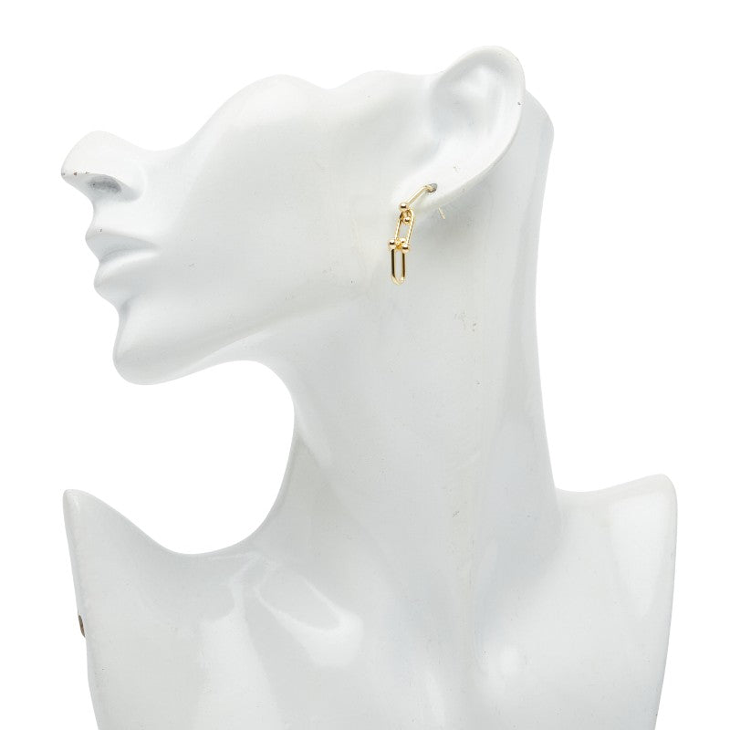 Au750 イエロー ゴールド スタッド ピアス