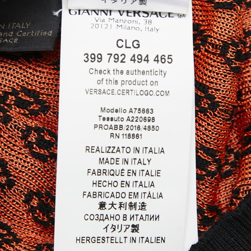 ヴェルサーチ メデューサ レーヨン コットン ニット