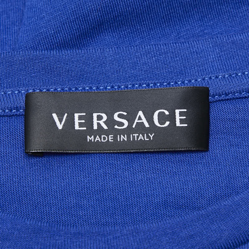 ヴェルサーチ グリーク マスク コットン Tシャツ