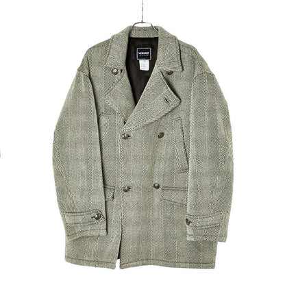 ヴェルサーチ ジーンズ クチュール ウール アセテート コート