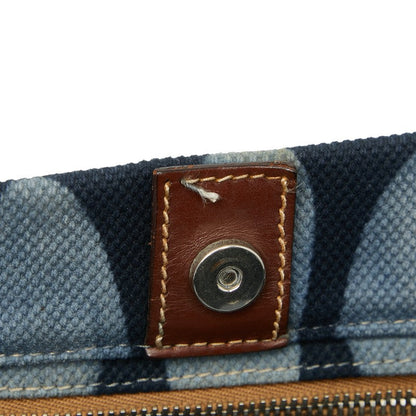 ミュウミュウ フローラル レザー キャンバス トートバッグ
