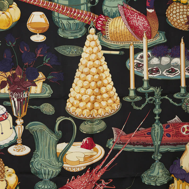 エルメス カレ90 シルクスカーフ