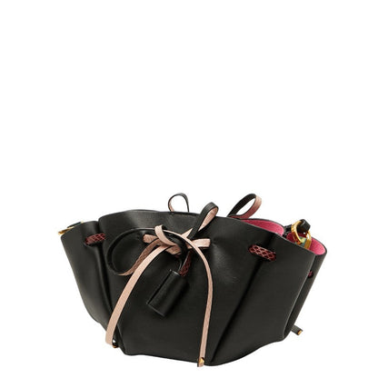 ヴァレンティノ スタッズ レザー ショルダーバッグ