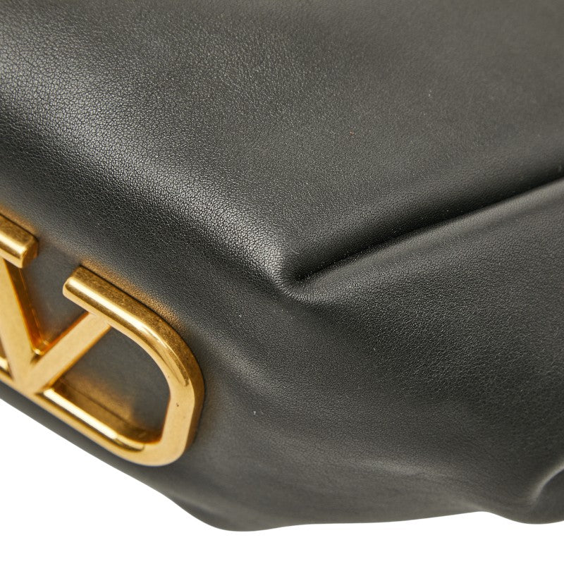 ヴァレンティノ スタッズ レザー ショルダーバッグ