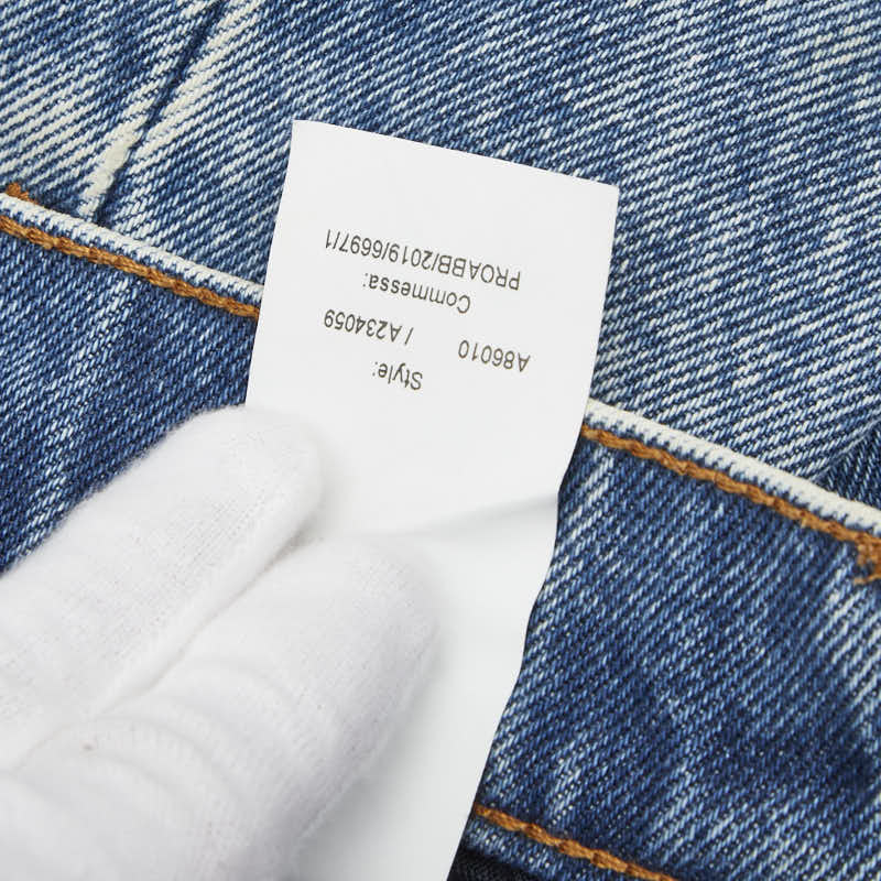 ヴェルサーチ コットン デニム パンツ