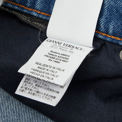 ヴェルサーチ コットン デニム パンツ