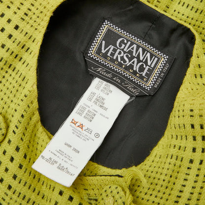 ヴェルサーチ ウール アンゴラ スカート スーツ