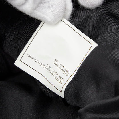 シャネル ココ ボタン ウール セットアップ