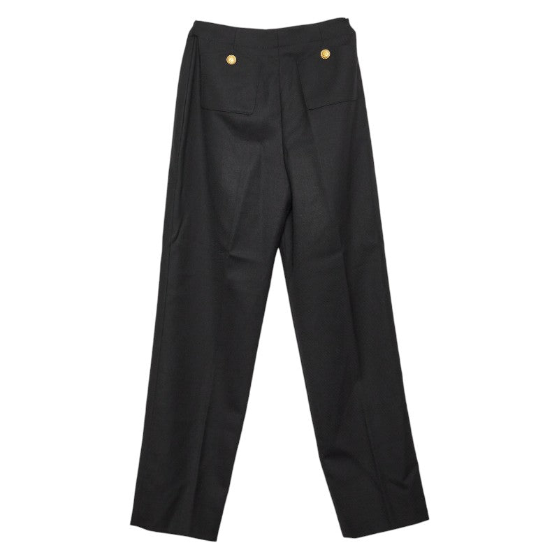 シャネル ココ ボタン ウール セットアップ