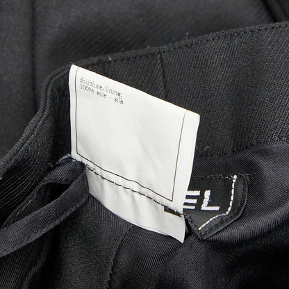 シャネル ココ ボタン ウール セットアップ