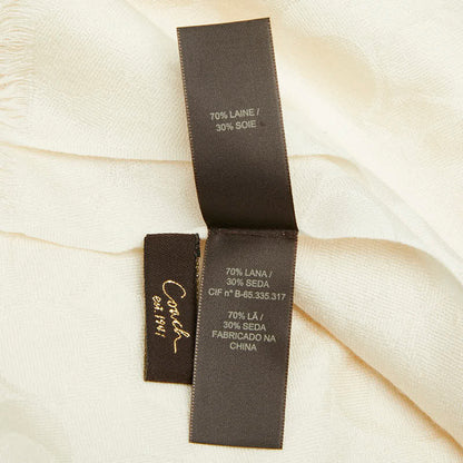 コーチ シグネチャー ウール シルク スカーフ