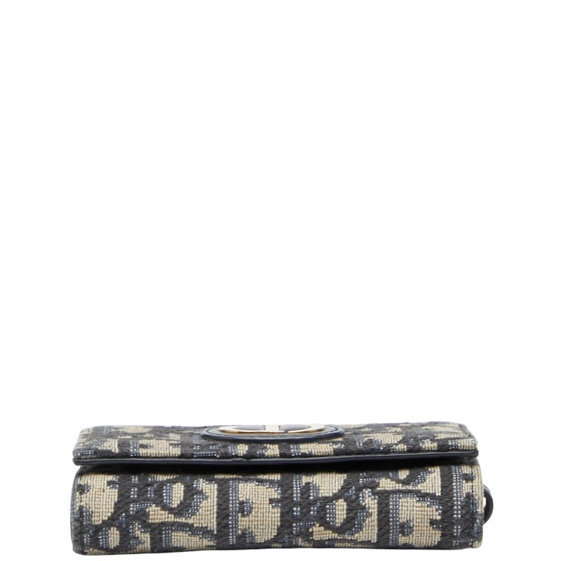 ディオール オブリーク キャンバス レザー キーケース