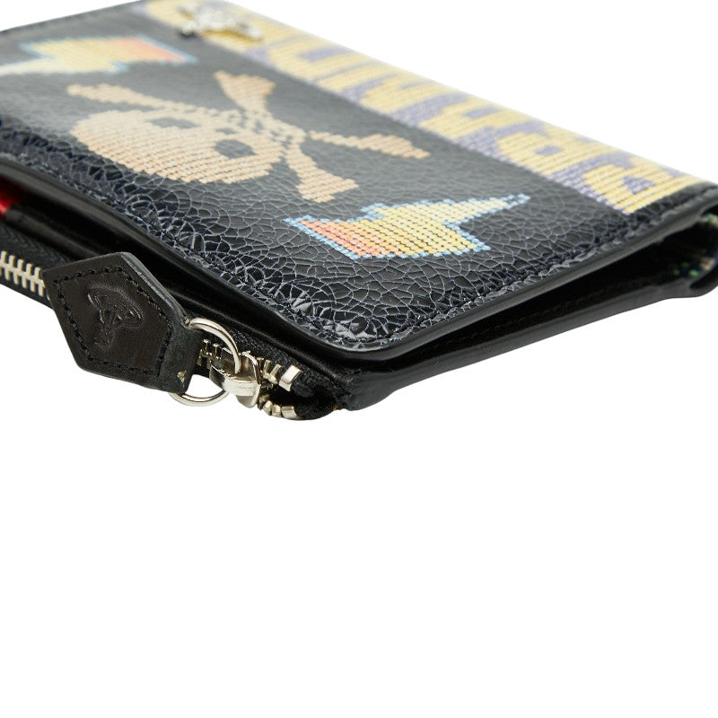 ヴィヴィアン ウエストウッド オーブ スカル レザー ウォレット