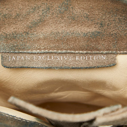 ジミーチュウ スタースタッズ レザー スエード ショートブーツ