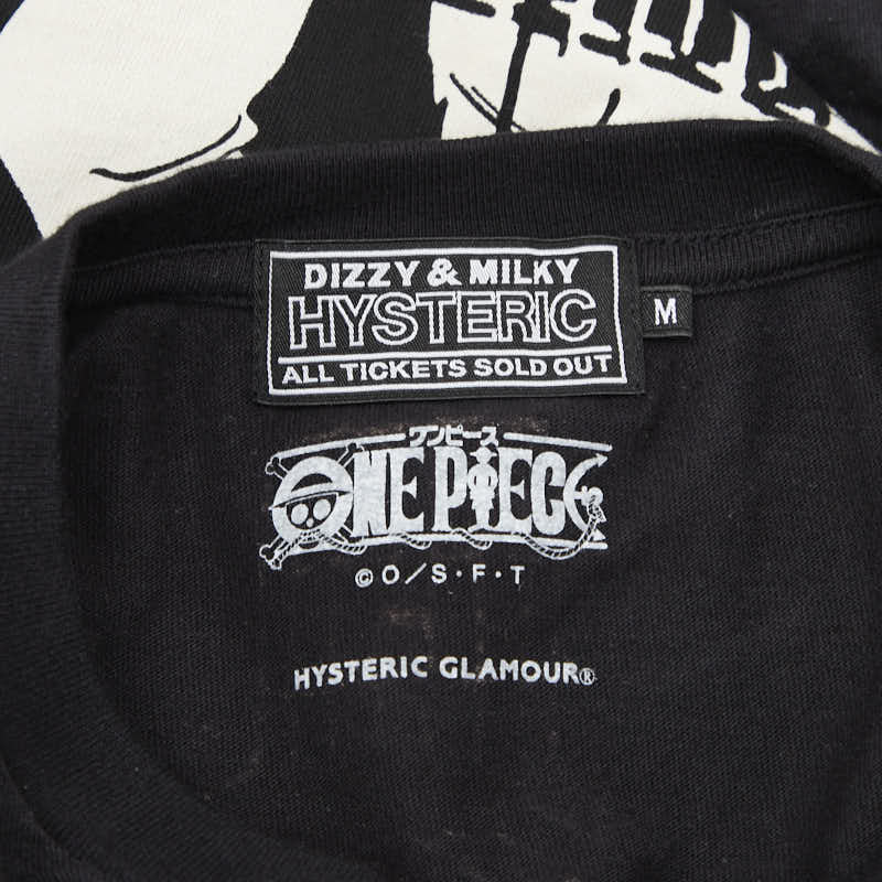 ヒステリックグラマー ONE PIECE BOA.HANCOCK EXPLORER コットン Tシャツ