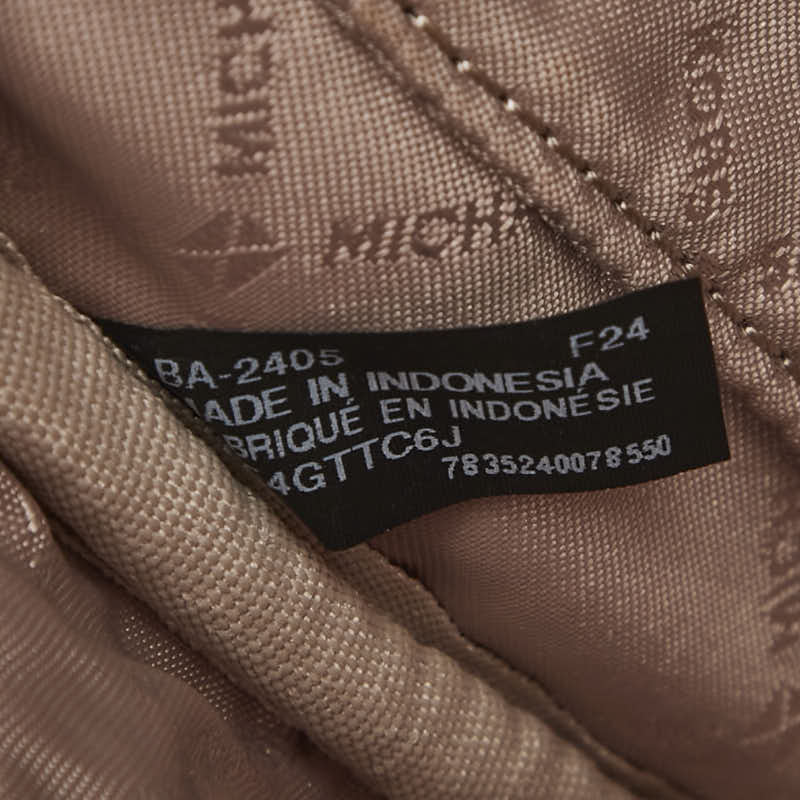 マイケルコース JET SET ITEM キャンバス レザー ショルダーバッグ
