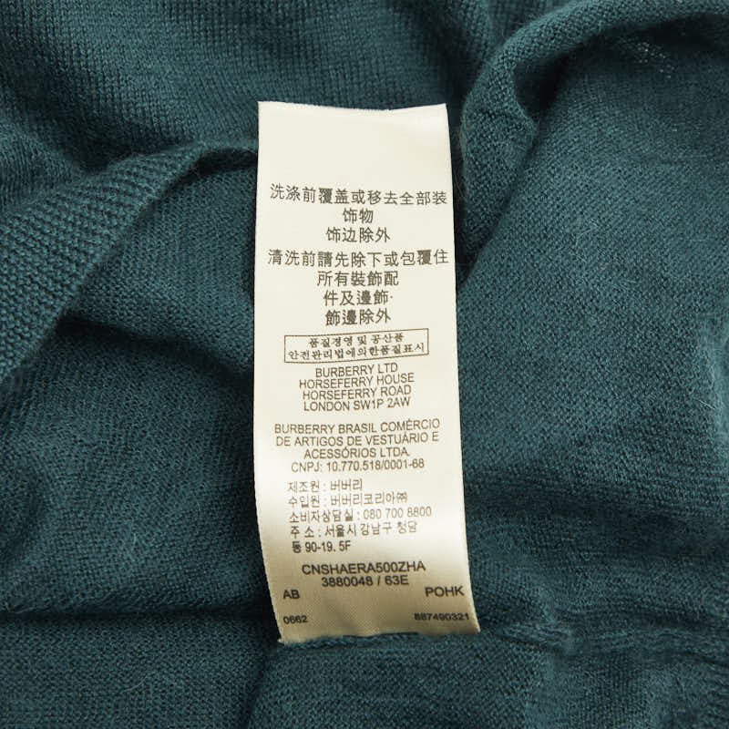 バーバリー カシミヤシルクニットセーター