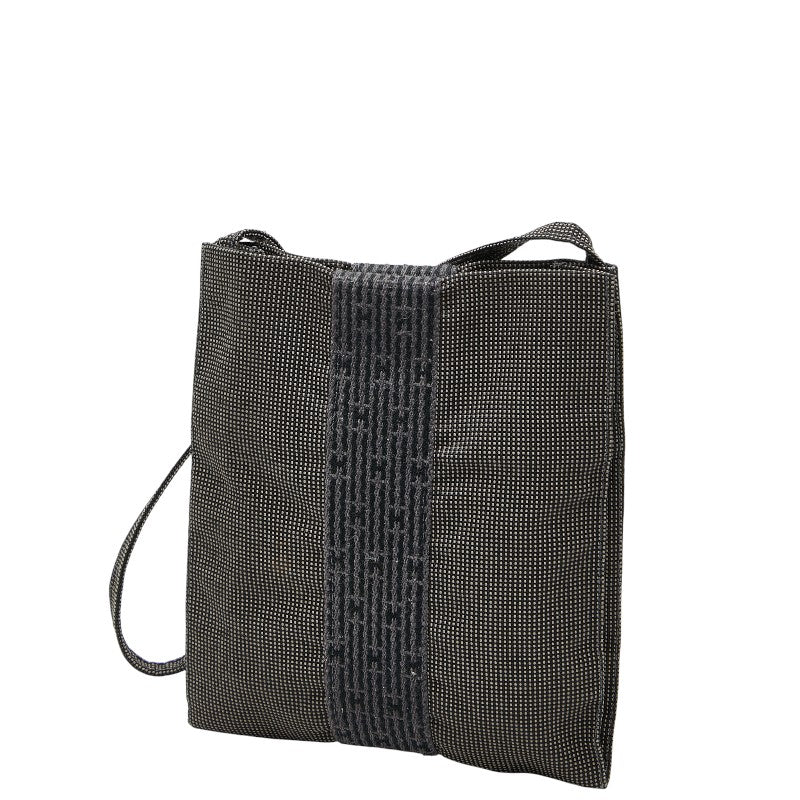 エルメス エールライン キャンバス ショルダーバッグ