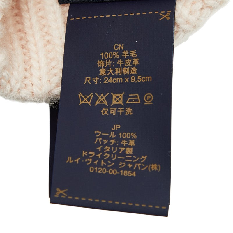 ルイヴィトン グローブ マイユ LV メダリオン ウール レザー 手袋