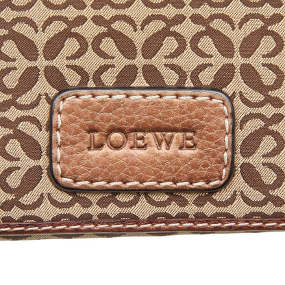 ロエベ アナグラム キャンバス レザー 長財布