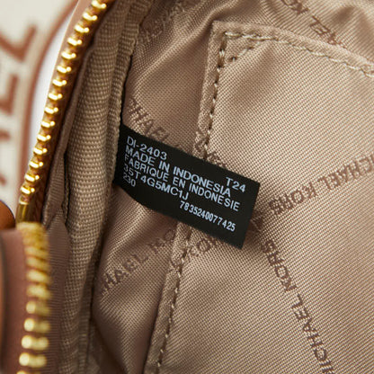 マイケルコース MAISIE 2 IN 1 キャンバス レザー 2wayショルダーバッグ
