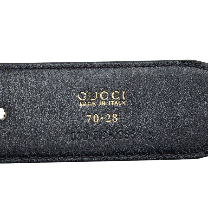 グッチ Gバックル レザー ベルト