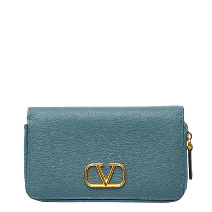 ヴァレンティノ Vロゴ レザー長財布