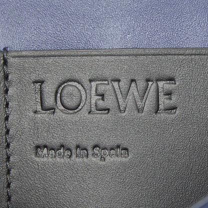 ロエベ リネン レザー 三つ折り財布