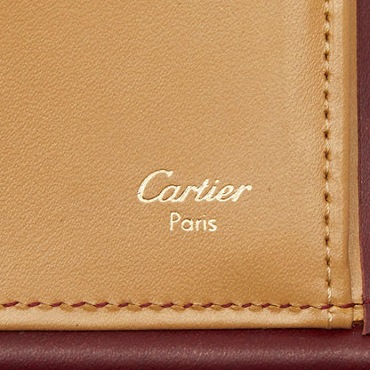 カルティエ マストライン レザー二つ折り財布